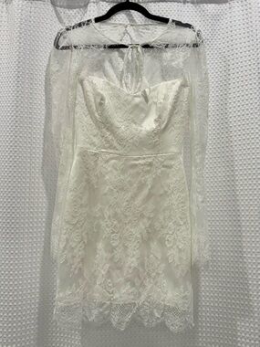 Park & Fifth Co Barlow Mini Dress Size SMALL - Bridal - NWT